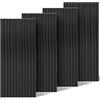 Einfa Nero Stick Colla a Caldo - 48 Pack Nera Hot Melt Glue Sticks per Crafts DIY - Ricariche Colla a Caldo 7x200mm per Pistola 7mm per Imballaggio Regalo Decorazione Repairs