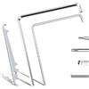 OXDASW Set di 3 strumenti di regolazione per finestre, set di strumenti di regolazione della porta, 2 chiavi di regolazione per finestre e 1 chiave angolare, per finestre e porte, per la regolazione di