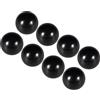 CoCud Termoindurente Sfera Pomelli, M5 Femmina Filetto 20mm Diametro, Plastica Metrico Mano Vite Impugnatura Nero - (Applicazioni: per Tornio Macchine Leva Maniglia), 8-pz