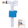 Lunyloer Valvola di riempimento universale G3/8 e G1/2 per cassetta di risciacquo, in ottone, valvola di ingresso per WC, valvola di riempimento universale, per risparmiare acqua