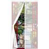 LIJIAO Zanzariera Porta 78 x 245 cm Anti Zanzare Insetti, con Calamita & Pesi, Chiusura Automatica, con Nastro Adesivo, Tenda Anti-Zanzare Magnetica per Balcone Soggiorno, Bianco
