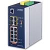 PLANET IGS-5225-8P4S switch di rete Gestito L2+ Gigabit Ethernet (10/100/1000) Supporto Power over (PoE) Blu, Argento [IGS-5225-8P4S]