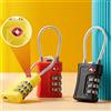 NONE 1Pc TSA codice doganale serratura per bagagli da viaggio Password serratura intercambiabile Design a contrasto colore lucchetto armadietto colorato