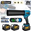 Gisam Soffiatore Elettrico Brushless Gisam 30000RPM, Ventilatore Turbo Cordless 15000RPM, Soffiatore d'Aria Potente per Batteria Makita 18V