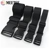 Meetee 2-5 Set di Cinghie in Tessuto da 15-50mm con Fibbie in Plastica a Sgancio Rapido, Clip Laterali per Borse, Ganci Regolabili, Accessori per Collari per Cani