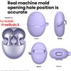DO AS YOU WISH Custodia per Huawei Free Buds 6 Custodia protettiva con gancio Custodie in tinta unita per auricolari wireless per Huawei FreeBuds6 Cover in silicone