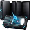NONE 26800mAh Solar Power Bank Caricabatterie wireless veloce Powerbank per iPhone 16 Samsung S24 Huawei Xiaomi PD 18W Powerbank a ricarica rapida