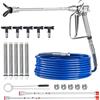 SucceBuy Kit tubo flessibile per pistola a spruzzo airless 3600PSI Set tubo flessibile per spruzzatore di vernice ad alta pressione Kit pistola a spruzzo airless con giunto girevole