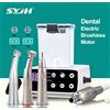 syjh Micromotore elettrico senza spazzole dentale Micromotore LED Funziona con 1:1/1:5 Fibra ottica Tipo E Manipolo contrangolo Strumenti per dentisti