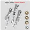 FastDeng 1/3/5pcs 2m Dupont Cavo di Prolunga Terminale 2Pin 5mm 8mm 10mm Ultra Sottile COB LED Connettore Rapido per 12V 24V COB Luce di Striscia