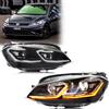 xunder Fari a LED per Volkswagen VW Golf 7 MK7 VII 2013-2017 Indicatori di direzione sequenziali Gruppo lampade anteriori Non si adattano al modello GTI e allo xeno