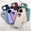 TEXT ME Custodia per telefono antiurto morbida semplice in tinta unita per iPhone 15 13 14 15 Pro Max 12 13 Mini 11 Pro Max Cover protettiva resistente