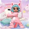 POP MART Lil Peach Riot SLEEPOVER Serie Trendy Blind Box Toys Mystery Box Mistery Action Figure Sorpresa Modello carino Compleanno