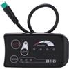 Keenso Pannello di controllo display a LED per bicicletta elettrica 36V 48V S810 Display a LED per modifica bici elettrica Interfaccia impermeabile