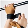 NONE Doppi strati Panca Pressa Sollevamento pesi Ganci da polso Cinghie Guanti da stacco Grip Pad per fitness Allenamento in palestra Manubri Pull-Up