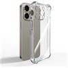NONE Custodia per telefono trasparente in silicone antiurto di lusso per iPhone 17 16 15 14 13 12 11 Pro Max Mini X XR Xs 7 8 Plus Cover morbida trasparente