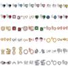 NONE Orecchini in argento 925 moda rosso rosa verde zircone albero genealogico orecchini da donna zircone fine minimalista fidanzamento festa di nozze regalo gioielli