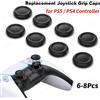 SZKOSTON 6-8 pezzi Cappucci per impugnatura di ricambio per joystick per controller PS5 / PS4 Manopole per pollice antiscivolo Parte di riparazione per accessori da gioco PS5