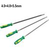 VIBRATITE 3 Pz/set 4mm/4.8mm/5.5mm Affilatura Motosega Rotonda Seghe A Catena Lime Affilatrice Per La Lavorazione Del Legno Motosega file