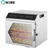 OWJHE Essiccatori per Alimenti e Carne Essiccata OWJHE con Timer 24H e Luce, 12 Strati, 12 Griglie di Essiccazione, 800W, 40-90 ℃ Essiccatore per Frutta e Verdura