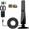 migdlai Nuova Antenna TV Digitale 4K per Interni ed Esterni, Ricevitore ad Alta Definizione per Onde Terrestri Digitali, Supporta Molteplici Standard TV Nazionali