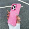 NONE Custodia per telefono color gelatina con cuore rosa fresco piccolo per iPhone 17 16 11 12 13 14 15 Pro Max Air Custodie per iPhone 16 15 14 Plus Cover