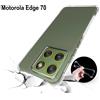 NONE Custodia Antiurto con Cuscino d'Aria in Silicone Morbido TPU per Motorola Edge 70 XT2601-2, Cover Posteriore per Moto Edge 70 Edge70 2025