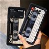 MINISO Custodia morbida per telefono con nastro a cassetta retrò per Xiaomi Poco C71 F3 X3 X4 X5 X7 Pro F1 C75 C61 M3 M4 M7 Pro C50 C40 M5