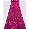 NONE Cordoncino guipure africano ricamato in cotone Pizzo di ispirazione tradizionale Indumento da donna Tessuto solubile in acqua Abbigliamento occasionale