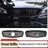NONE Griglia anteriore Paraurti Griglia Tuning Accessori GT Stelle Body Kit Per Mercedes CLA C117 W117 2013-2019 CLA180 CLA200 CLA220 CLA260