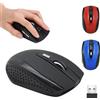 VORTNGLE Mouse wireless 2.4G Mouse silenzioso Ricarica portatile Mouse ottico mobile da ufficio Livello DPI regolabile per PC desktop da ufficio portatile