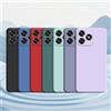 LDCRE Per Honor X5C Plus Custodia Cover in silicone liquido Honor X5C Plus Custodia protettiva in gomma semplice TPU per telefono Honor X5C Plus Cover