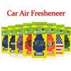 NONE 3-80 pezzi albero di Natale deodorante per auto aromaterapia naturale carta da tè appeso profumo vaniglia ricambi auto interni