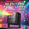NONE DJ Disco Laser Flash Luce da palcoscenico USB Controllo vocale Telecomando Compleanno Karaoke Decorazione natalizia Luce per feste a casa