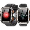 Blackview W90 Pro Smartwatch AI GPT con GPS Preciso, Batteria Grande da 900mAh, Display AMOLED da 1.43", Torcia, Impermeabile, Orologio Sportivo per Uomo e Donna