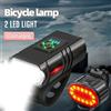 LONGRIVER Faro per bicicletta portatile Luce anteriore per bici a LED Torcia per ciclismo impermeabile ricaricabile tramite USB con modalità multiple Eombinazioni