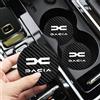 DACIA 2 Tappetini Antiscivolo per Portabicchieri Auto, Accessori per Nuova Dacia Duster Logan Sandero Jogger Spring Stepway Dokker Lodgy MCV