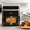 Midea Friggitrice ad Aria Midea 5L, Grande Capacità per Famiglie, Multifunzione, Facile da Pulire, Senza Olio, Sana, Temperatura Regolabile, Aria Calda Rapida