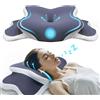 NONE Cuscino in Memory Foam per il Collo, Cuscino Cervicale Ergonomico Ortopedico per Alleviare il Dolore al Collo, Supporto per Dormire su un Fianco, Schiena o Stomaco, Idea Regalo