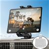 xnyocn Supporto per Tablet e Telefono con Rotazione a 360 Gradi, Base Autoadesiva per Auto, Scrivania, Parete, Accessorio per Cellulare