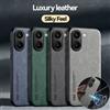 NONE Custodia Magnetica Sottile di Lusso in Pelle di Pecora per Xiaomi Poco X6 X7 X8 Pro Max C71 C75 F6 F8 Pro Ultra, Anti-Scivolo e Anti-Urto