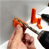 NONE Set di 3 Guide per Foratura con Design a Scanalatura a V | Strumento di posizionamento quadrato più resistente delle guide rotonde