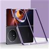 evolou Custodia Ultra Sottile Elettroplaccata Trasparente per Honor Magic V6 V5, Cover Rigida Antiurto in PC per Honor Magic V5 V6