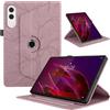 VIGENCIA Custodia per Lenovo Yoga Tab 11.1 TB710FU, girevole a 360°, con supporto e motivo a rilievo, per tablet Lenovo Yoga Tab 11.1 pollici