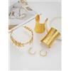 NONE Set di Ghirlanda per Capelli, Bracciale e Orecchini: Accessori per Costumi a Tema Dea Greca e Romana per Feste in Maschera di Halloween