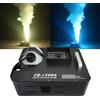 DJ AiK Macchina del fumo da 1500W con DMX RGB 24 LED, effetto luce scenica, spruzzatore verticale con telecomando