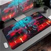 Riccu Tappetino da Scrivania Kawaii Anime Girl con Stampa HD, Tappetino Mouse Antiscivolo XXL Cyberpunk per Laptop, Tappeto Tastiera Gaming Dragon Speed, Durevole e Lavabile