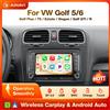 AINAVI Autoradio per VW Polo 5 Golf 5 6 T5 Jetta 6 Passat B6 B7 Tiguan Touran 2Din 7 pollici Wireless Carplay Android Auto Bluetooth Car Stereo Schermo USB FM RCA RDS Lettore multimediale