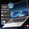 NONE Laptop da 15.6 pollici con sblocco tramite impronta digitale, Windows 11 Pro, processore Intel Celeron N4000, 16GB di RAM, SSD da 1TB, computer portatile per ufficio.