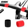 NONE 2 pz/busta RISK Nastro Manubrio Bici da Corsa Elastico con Anelli di Fissaggio in Silicone